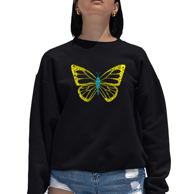 Butterfly - Women's Word Art Crewneck Sweatshirt