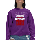 Pink XL Chimney Santa - Women's Word Art Crewneck Sweatshirt