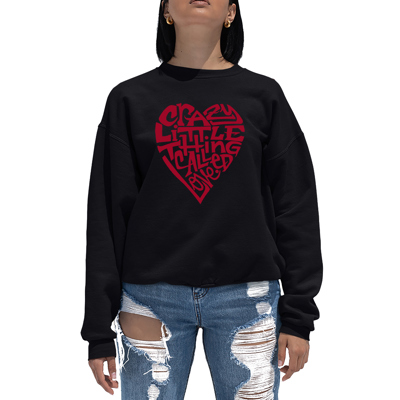 Crazy Little Thing Called Love - Women's Word Art Crewneck Sweatshirt