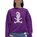 Pink XL Christmas Elf - Women's Word Art Crewneck Sweatshirt