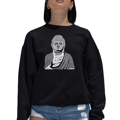 Buddha - Women's Word Art Crewneck Sweatshirt