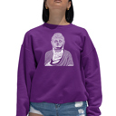 Pink XXXL Buddha - Women's Word Art Crewneck Sweatshirt