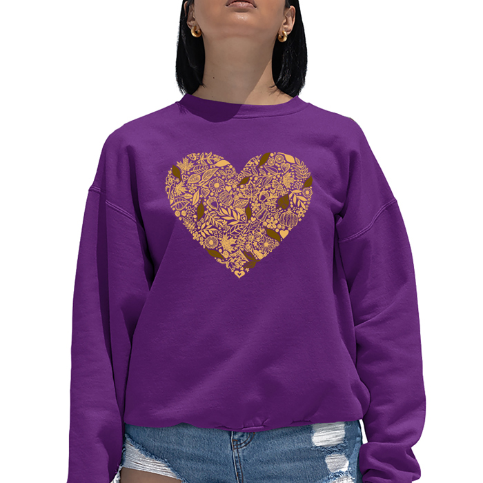 Fall Vibes  - Women's Word Art Crewneck Sweatshirt