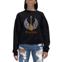 Black Small Lyrics To Freebird - Women's Word Art Crewneck Sweatshirt