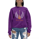 Pink XXXL Lyrics To Freebird - Women's Word Art Crewneck Sweatshirt