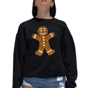  Gingerbread - Women's Word Art Crewneck Sweatshirt