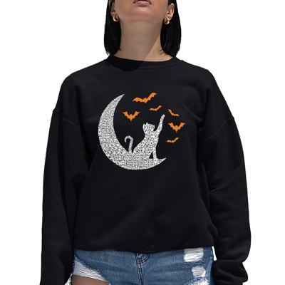 Lunar Bats - Women's Word Art Crewneck Sweatshirt