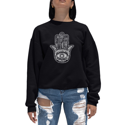 Hamsa - Women's Word Art Crewneck Sweatshirt