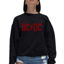 Black Medium Acdc - Women's Word Art Crewneck Sweatshirt
