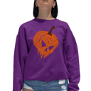 Pink XXL Evil Pumpkin - Women's Word Art Crewneck Sweatshirt