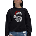  Santa Pics - Women's Word Art Crewneck Sweatshirt