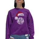 Pink XXL Santa Pics - Women's Word Art Crewneck Sweatshirt