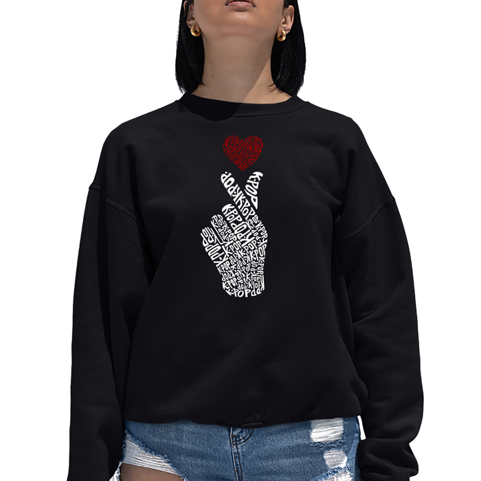 K-Pop - Women's Word Art Crewneck Sweatshirt