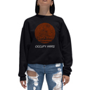 Black Large Occupy Mars - Women's Word Art Crewneck Sweatshirt