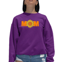 Pink XXL Mom Sunflower - Women's Word Art Crewneck Sweatshirt