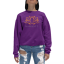 Pink XXL Namaste - Women's Word Art Crewneck Sweatshirt