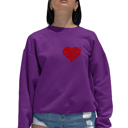  All You Need is Love - Women's Word Art Crewneck Sweatshirt