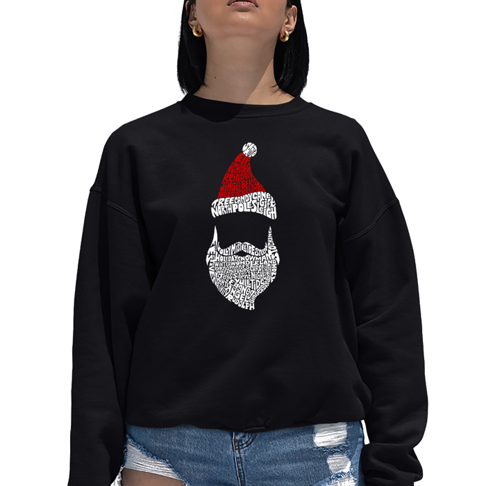 Santa Claus - Women's Word Art Crewneck Sweatshirt