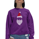 Pink Medium Santa Claus - Women's Word Art Crewneck Sweatshirt