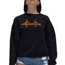 Black XXL San Francisco Bridge - Women's Word Art Crewneck Sweatshirt