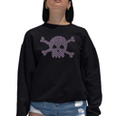  Xoxo Skull - Women's Word Art Crewneck Sweatshirt