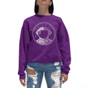 Pink Large I Need My Space Astronaut - Women's Word Art Crewneck Sweatshirt