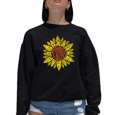Sunflower - Women's Word Art Crewneck Sweatshirt