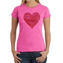 Pink XXL Love Yourself - Women's Word Art T-Shirt