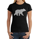 Black XXL Women's Word Art T-Shirt - Mama Bear
