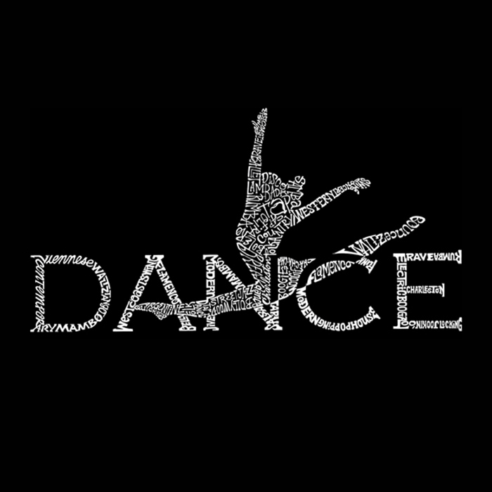 Women's Word Art T-Shirt - Dancer