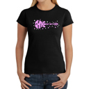 Black Small Shake it Off - Women's Word Art T-Shirt