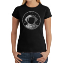 Black Small Women's Word Art T-Shirt - I Need My Space Astronaut