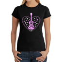 Black Small It's A Love Story - Women's Word Art T-Shirt