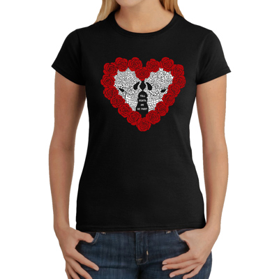 Women's Word Art T-Shirt - Til Death Do Us Part