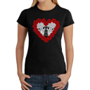 Black Small Women's Word Art T-Shirt - Til Death Do Us Part