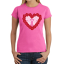 Pink Medium Women's Word Art T-Shirt - Til Death Do Us Part