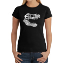 Black Small Women's Word Art T-Shirt - TREX