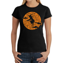  Women's Word Art T-Shirt - Spooky Witch