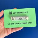 Gift giving fact Teenage Gift Ideas Money Card gift | Cash Holder Dome for teenager gift|  Birthday Present for girls Moms girlfriend