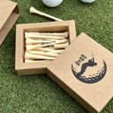 Best Dar By Par Golf Tee May the course be with you funny gift for dad grandpa for Father's Day