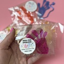 SET OF 12 STICKY HANDS+STICKER 67 meme Sticky Hands Class Valentine favor personalized with Stickers, Valentine Favor for school handout