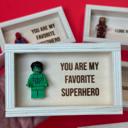 Hulk Superhero Shadow Box Valentine Gift | Funny Gift for Him