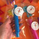 Pop Tube Set of 12 Robot Alien Valentines | Classroom Party Favor with Stickers