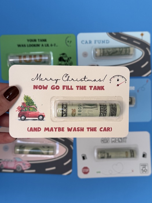 Christmas Money Card gift | cash card for Christmas teens gifts boys Cash Holder Dome | Christmas Card Ornament for teens