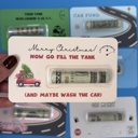 Fill Tank-Wash Car Christmas Money Card gift | cash card for Christmas teens gifts boys Cash Holder Dome | Christmas Card Ornament for teens
