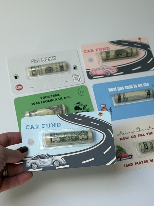 Gas Money card | Money Card Holders | Gift for Teens | Christmas Gift | Cash Card | Birthday Present