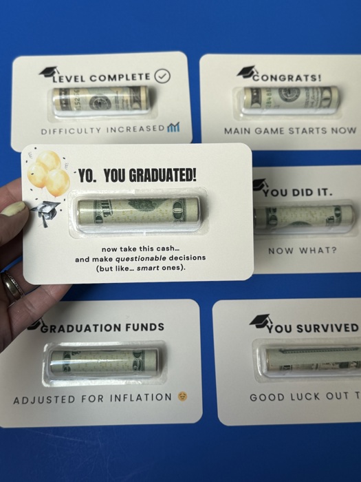 Funny graduation Bruh money holder gift for 6th grade graduates High school Senior graduates money gift graduate cash for end of school