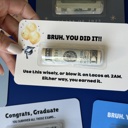 Bruh ballons Beige Funny graduation Bruh money holder gift for 6th grade graduates High school Senior graduates money gift graduate cash for end of school