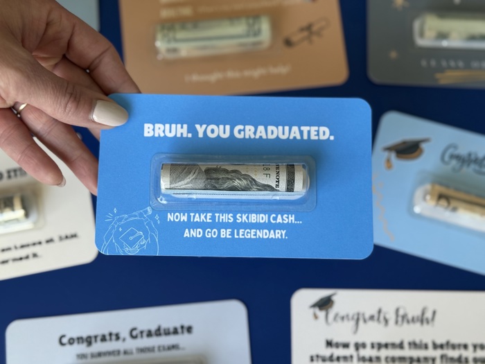 Funny graduation Bruh money holder gift for 6th grade graduates High school Senior graduates money gift graduate cash for end of school