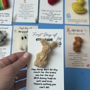 BUNNY Kindergarten back to school gift for first day of school for prek pocket hug with card and felt Ghost gift for kids